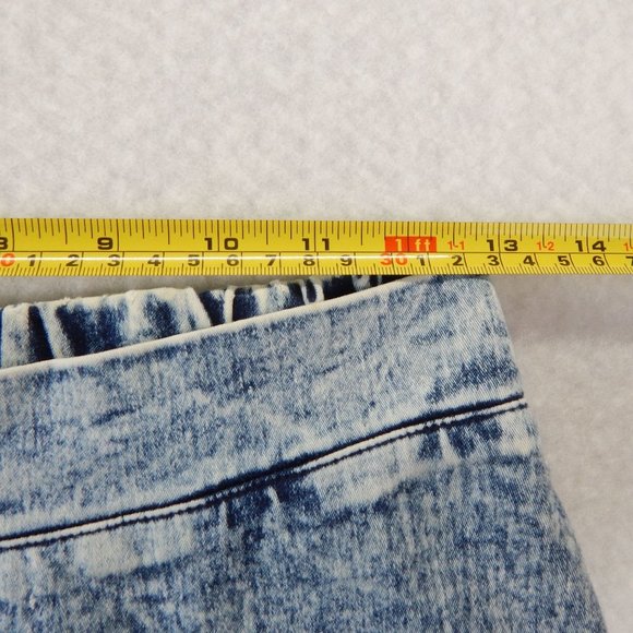 Love Culture Acid Wash Elastic High Waist Straight - Picture 8 of 8